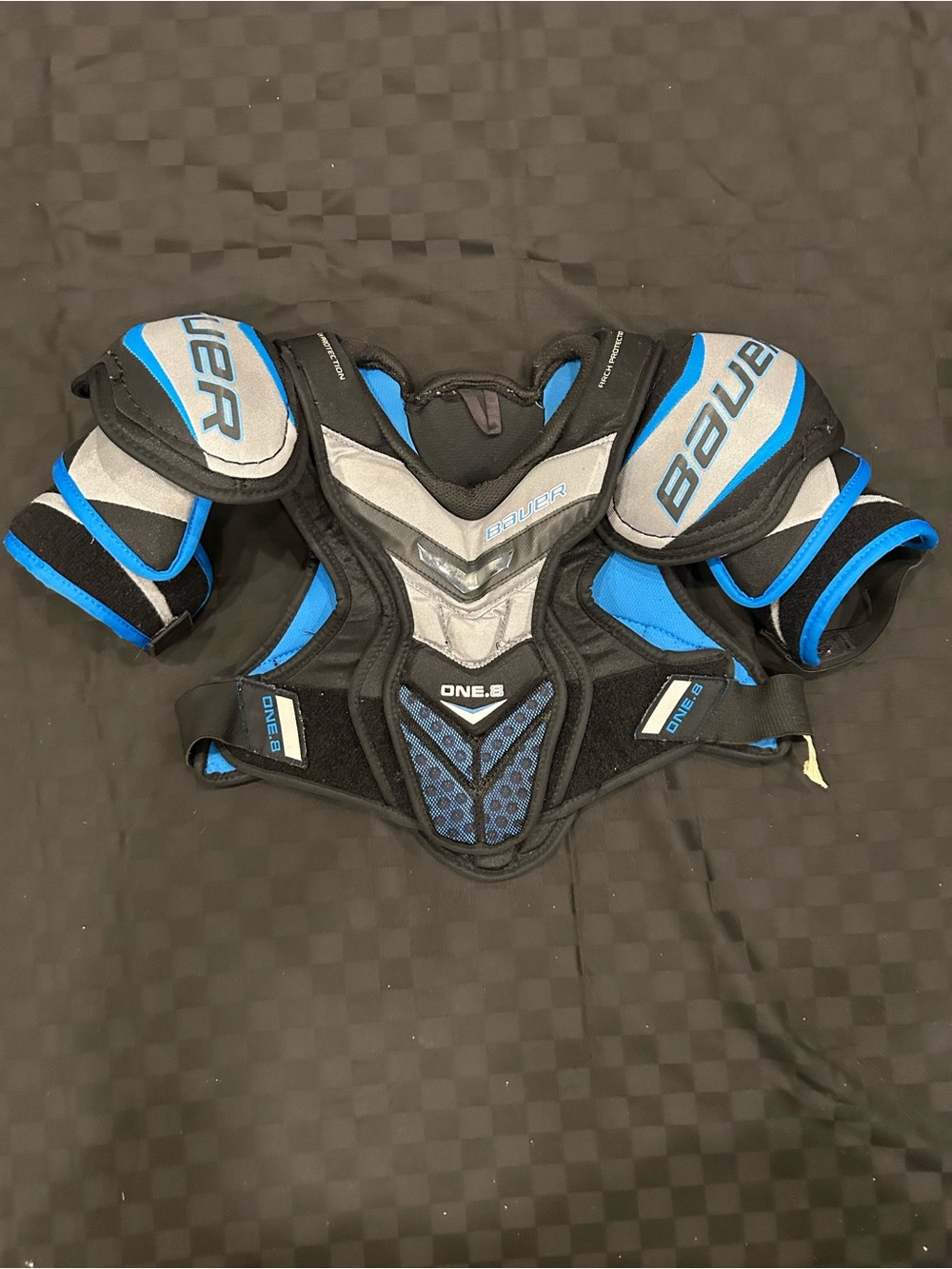 Bauer blue chest protector